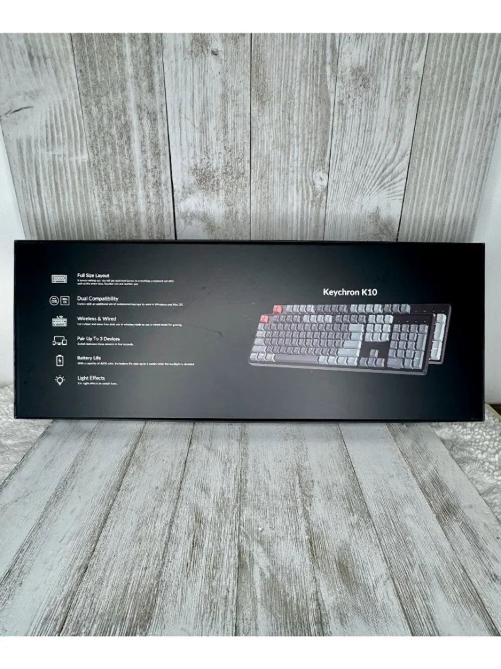 Keychron K10 Full-Size Wireless Mechanical Keyboard